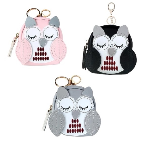 Accessories - Owl Mini Backpack Coin Purse Keychain Bag Charm